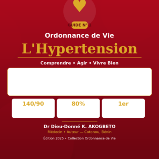 Ordonnance de Vie — L'Hypertension (Guide N°1)