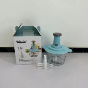 Hachoir manuel à pression 2 L – Robot de cuisine sans électricité