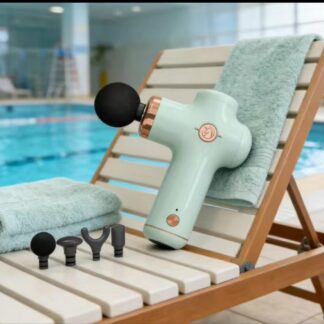 Pistolet de massage musculaire – Massage percussif rechargeable (plusieurs têtes)
