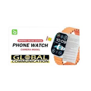 Montre connectée BW9 Pro – Appels, caméra, fente SIM & multisport (smartwatch)