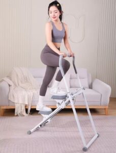 Stepper vertical pliable – Machine cardio maison (jambes, fessiers, full-body)